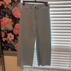 Anthropologie Light Blue Flare Jeans